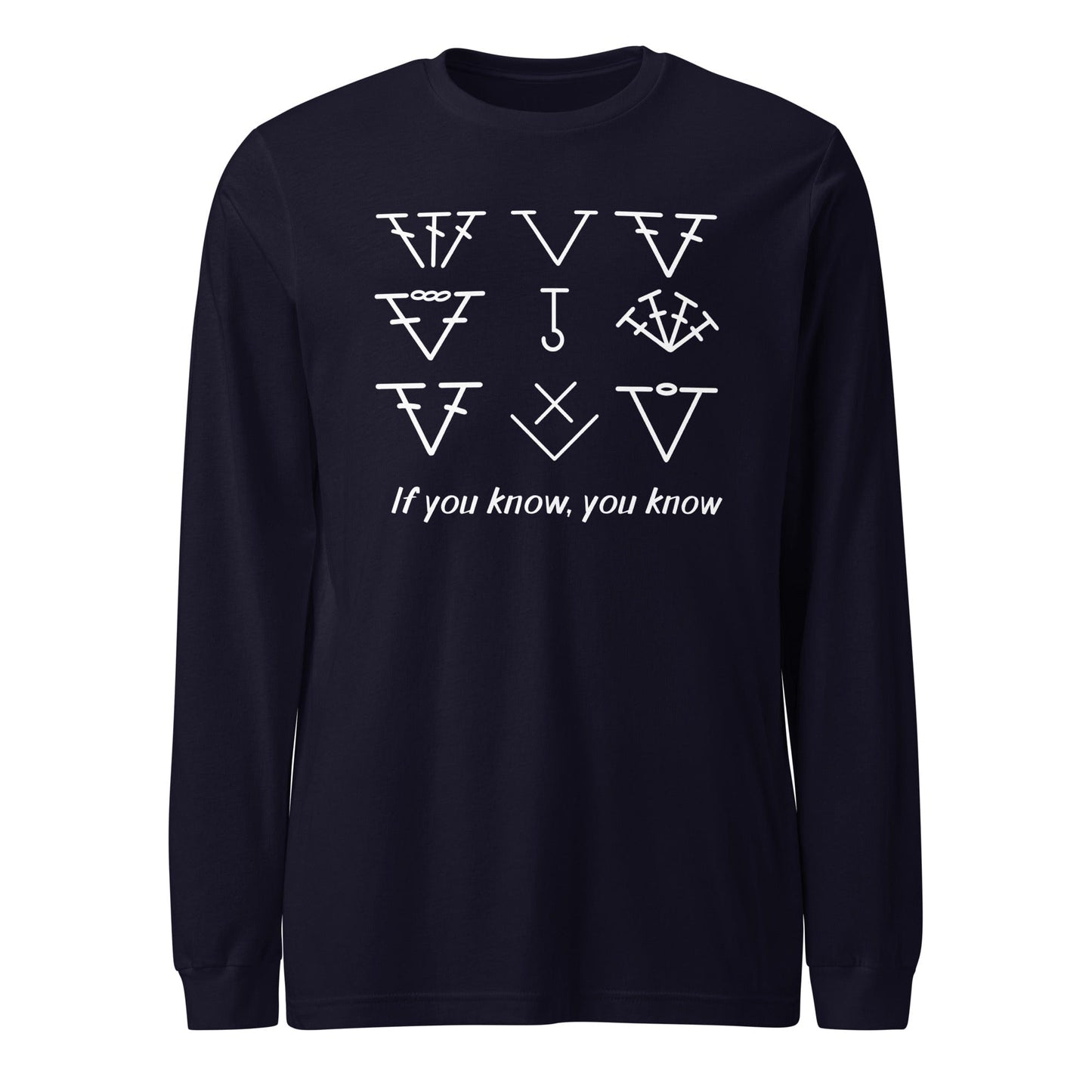 If you know, you know Long Sleeve Tee Navy / XS