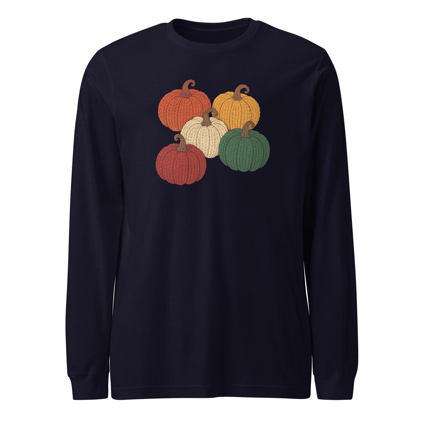 Pumpkins Long Sleeve Tee Navy / XS