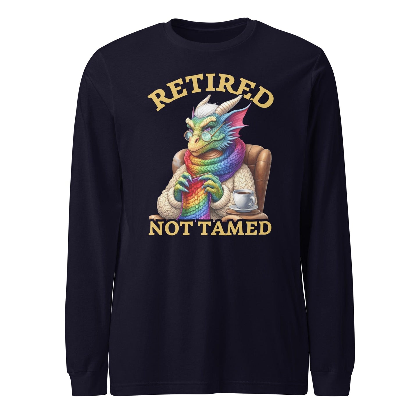 Retired not Tamed Long Sleeve Tee Navy / XS