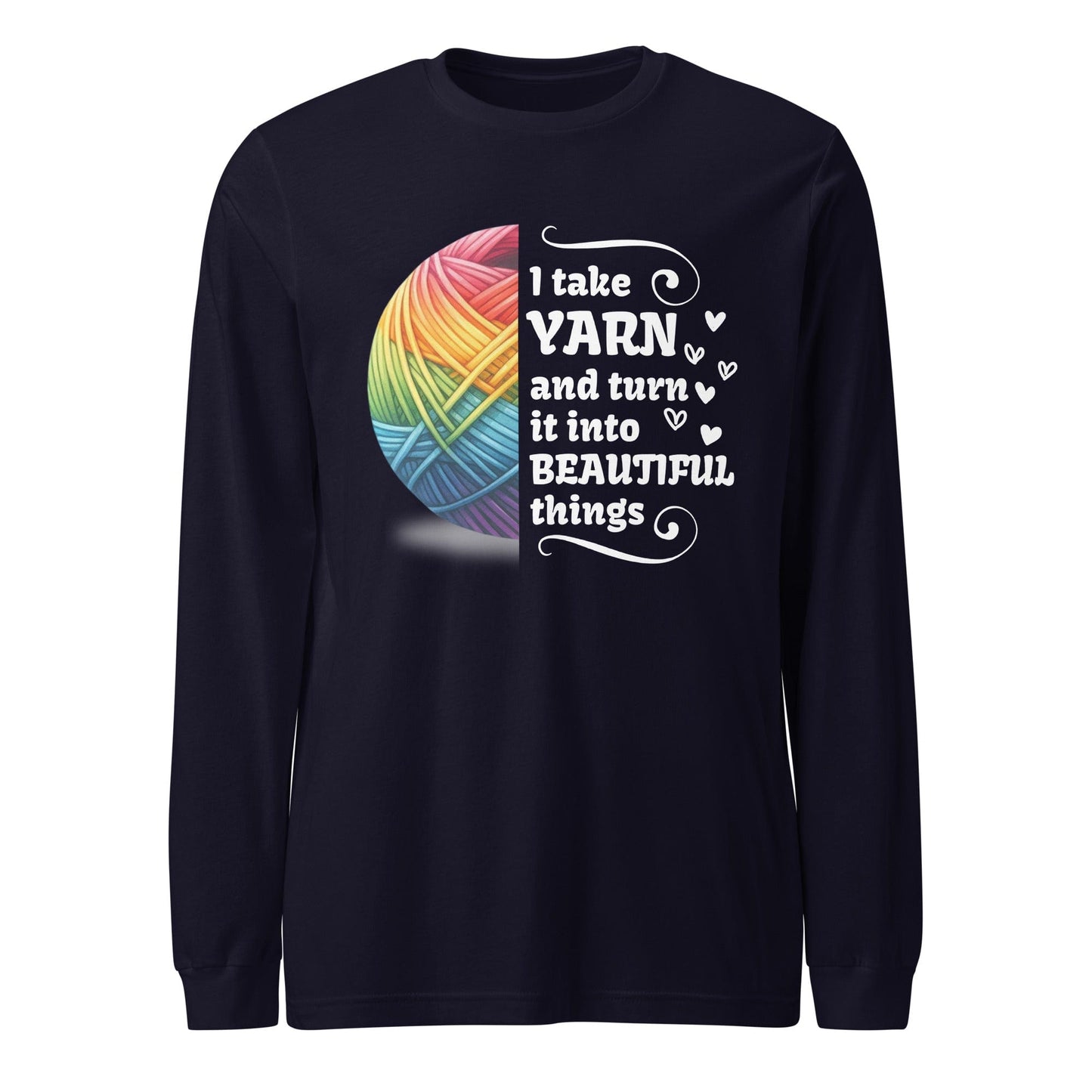 Yarn to Beauty Long Sleeve Tee Navy / XS