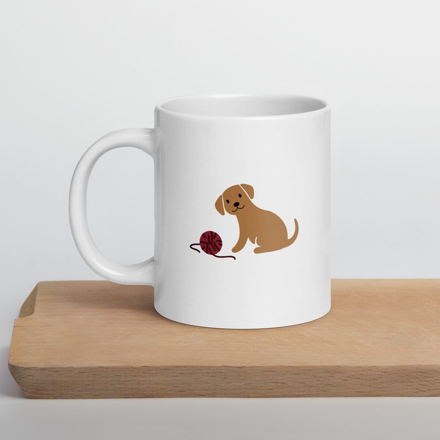 Puppy & Yarn Mug