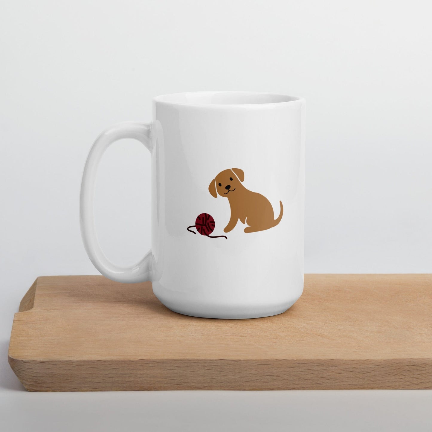 Puppy & Yarn Mug