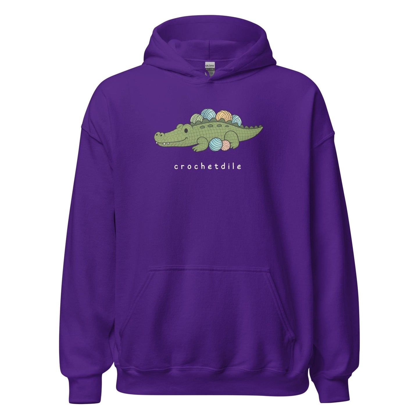 Crochetdile Hoodie Purple / S