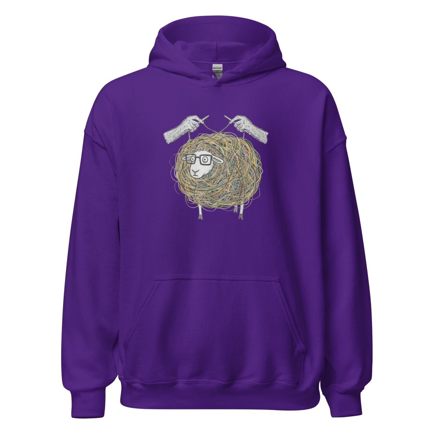 Organised Chaos Hoodie Purple / S
