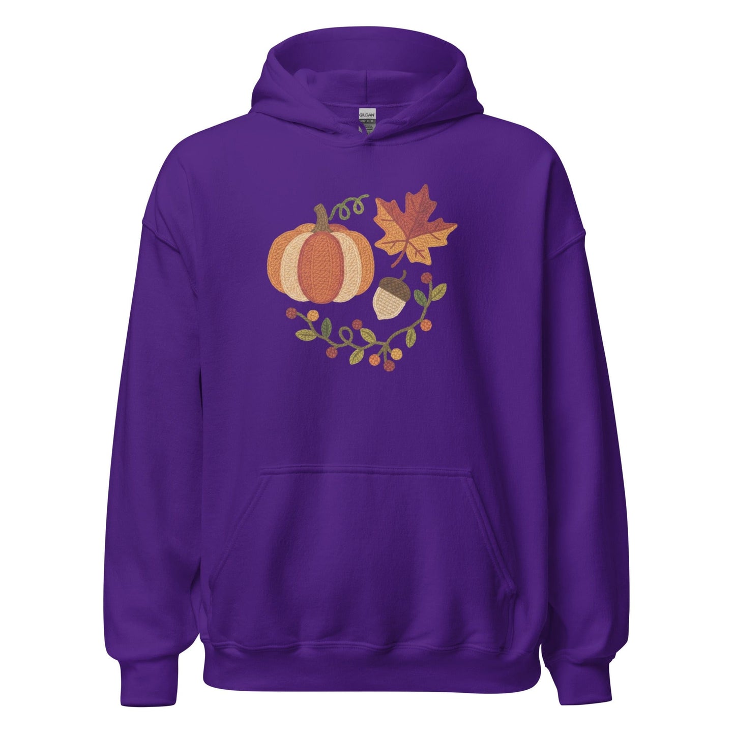 Pumpkin Spice Hoodie Purple / S