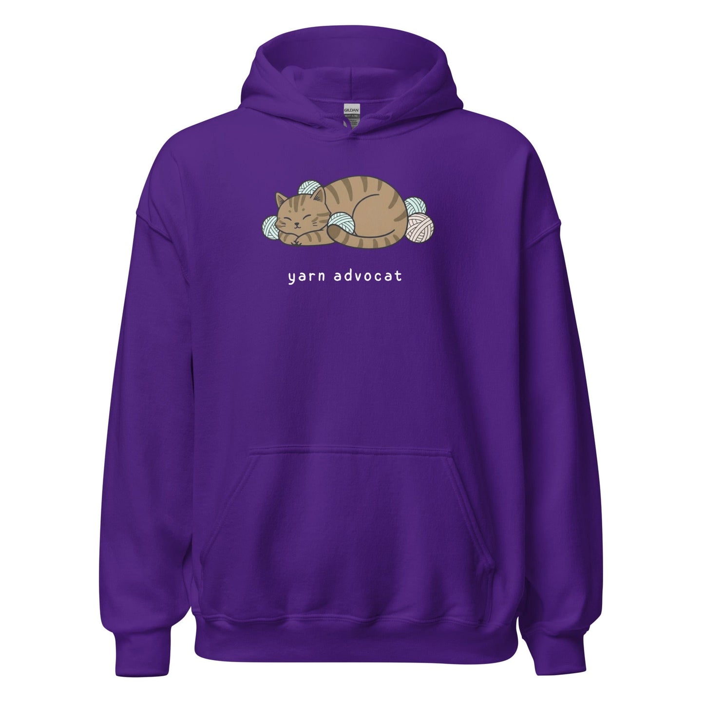 Yarn Advocat Hoodie Purple / S