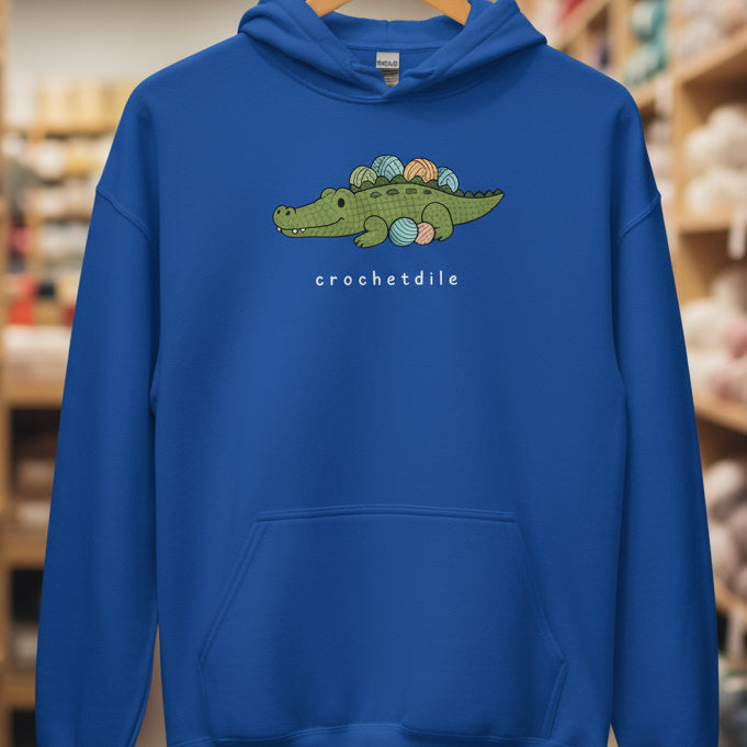 Crochetdile Hoodie Royal / S