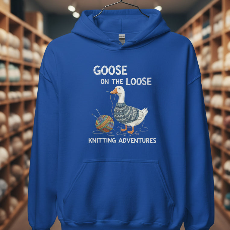 Goose on the Loose Hoodie Royal / S