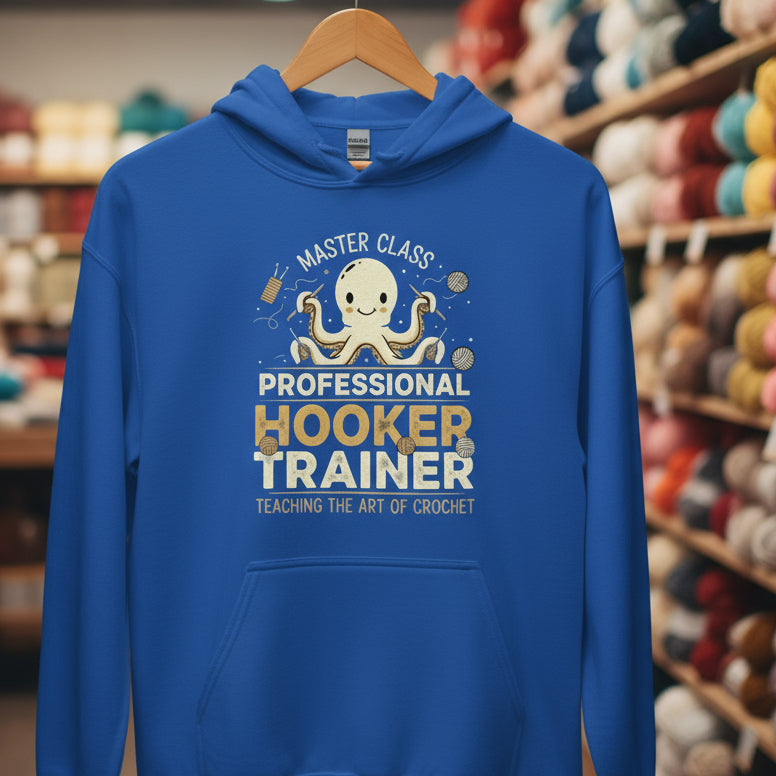 Hooker Trainer Hoodie Royal / S
