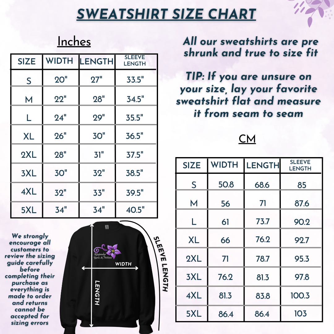 Sunset Crochet Heart Sweatshirt