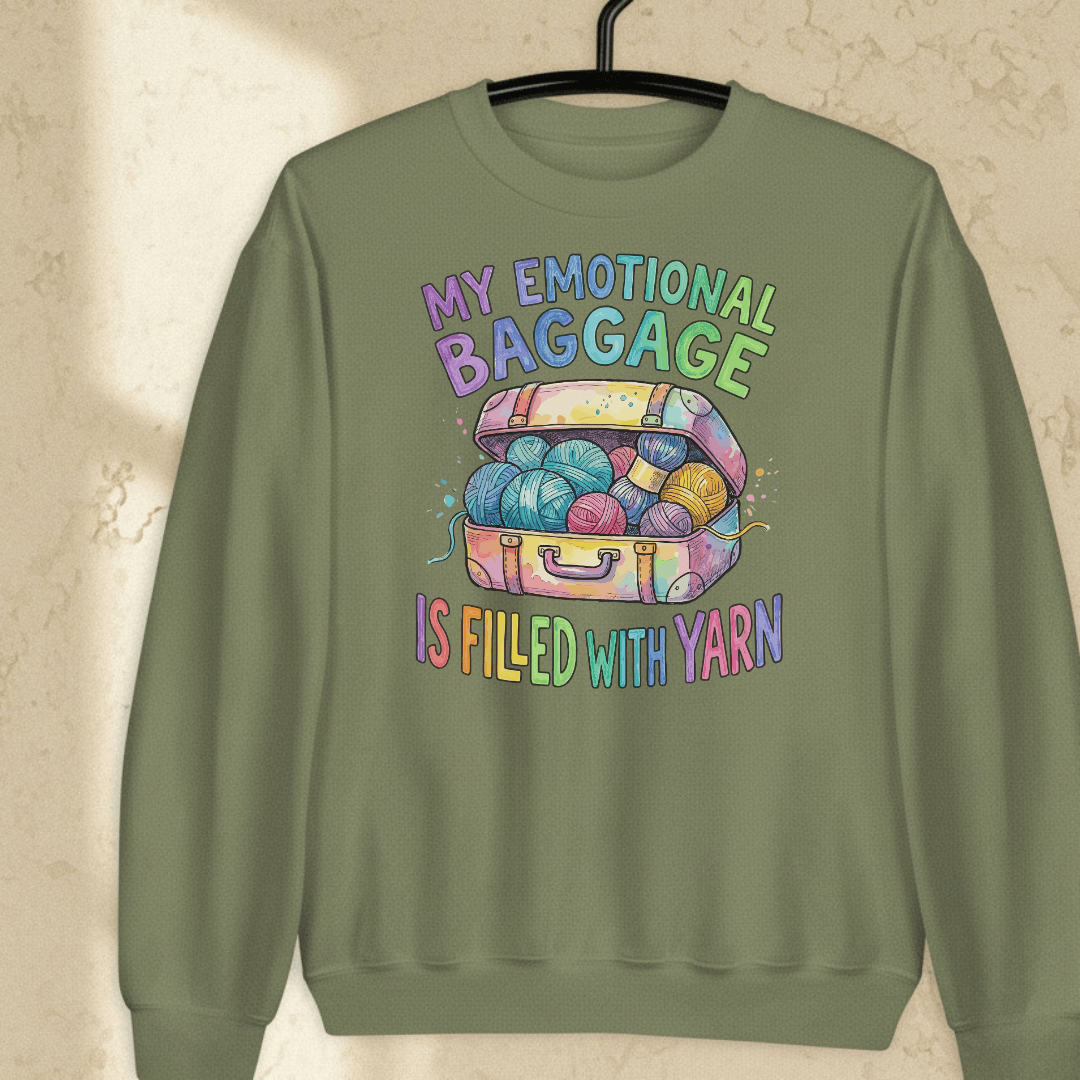 Emotional Baggage Sweatshirt Military Green / S