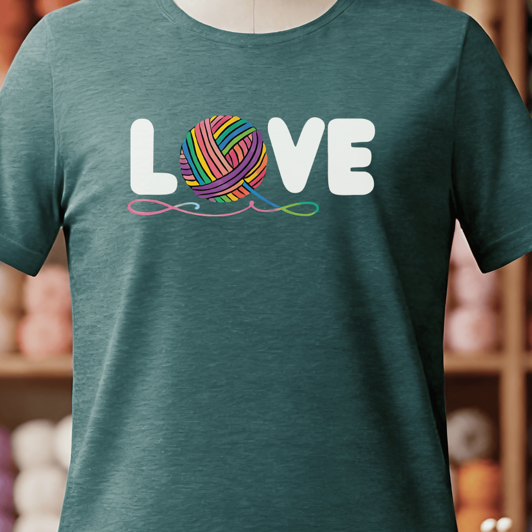 Love Yarn T-Shirt Deep Teal / S