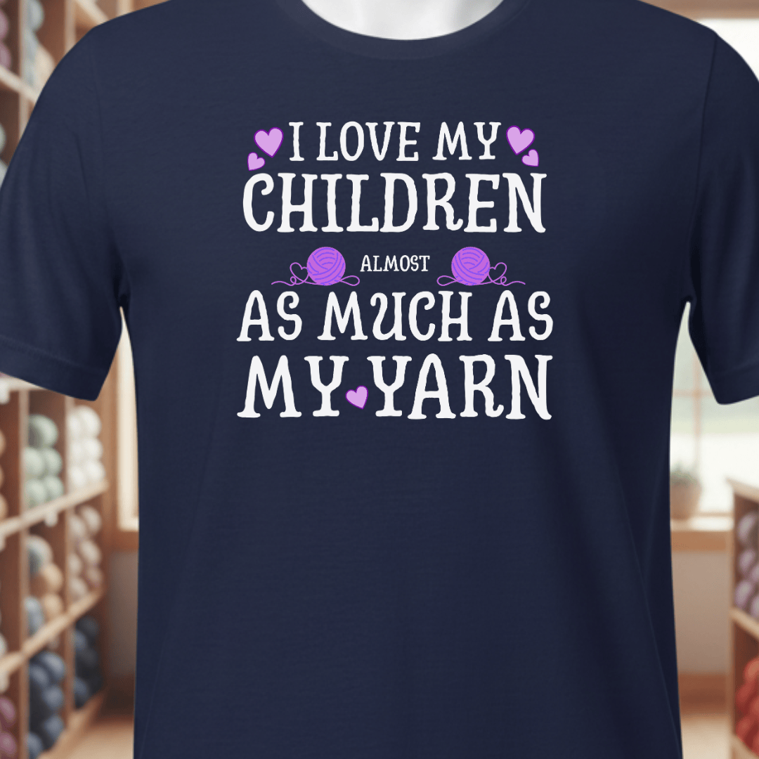 I Love My Children T-Shirt Navy / XS