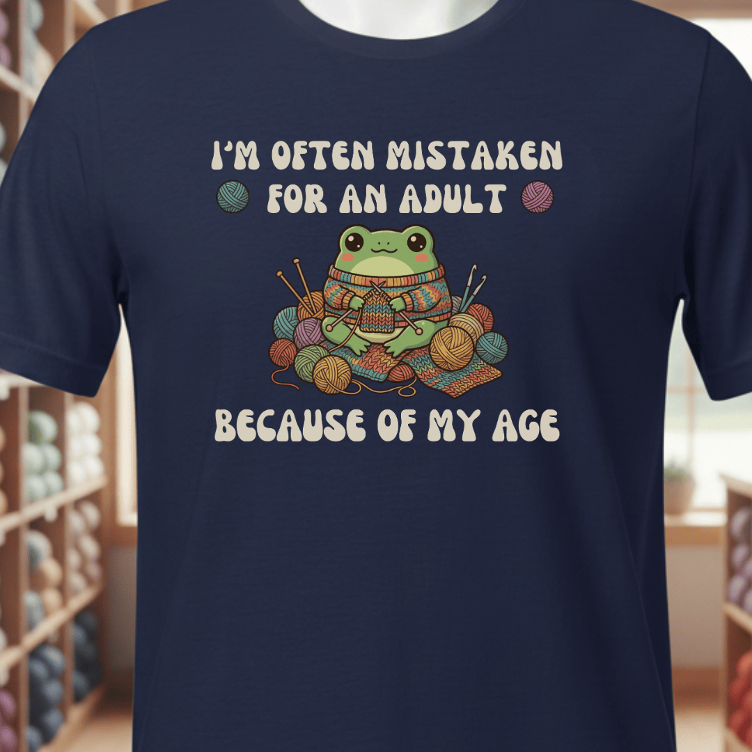 Mistaken For An Adult T-Shirt Navy / XS