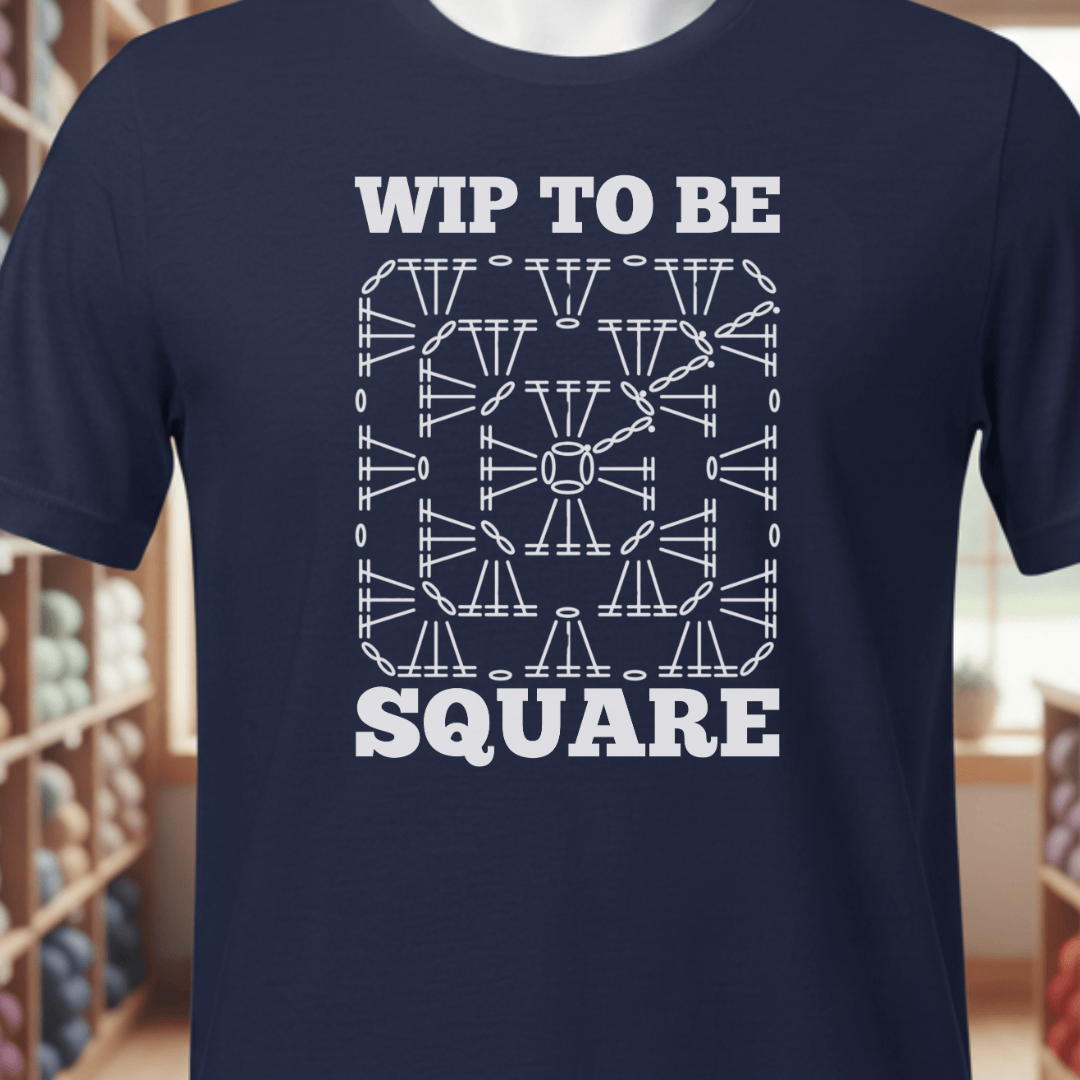 WIP to be Square T-Shirt Navy / XS