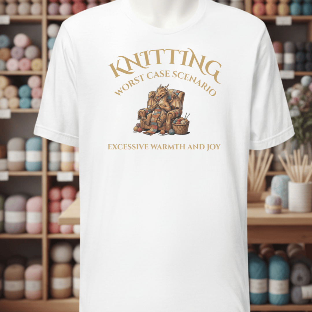 Knitting Scenario T-Shirt White / S