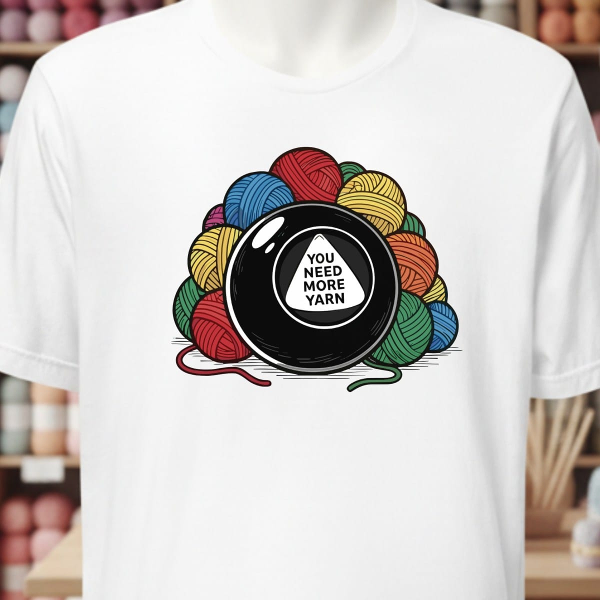 Magic Yarn Ball T-Shirt White / XS