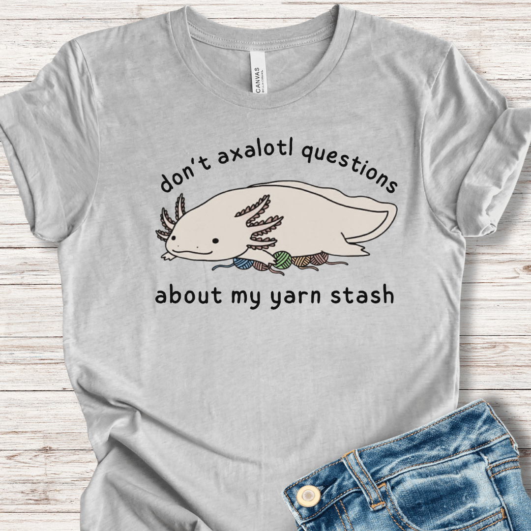 Axalotl Questions t-shirt