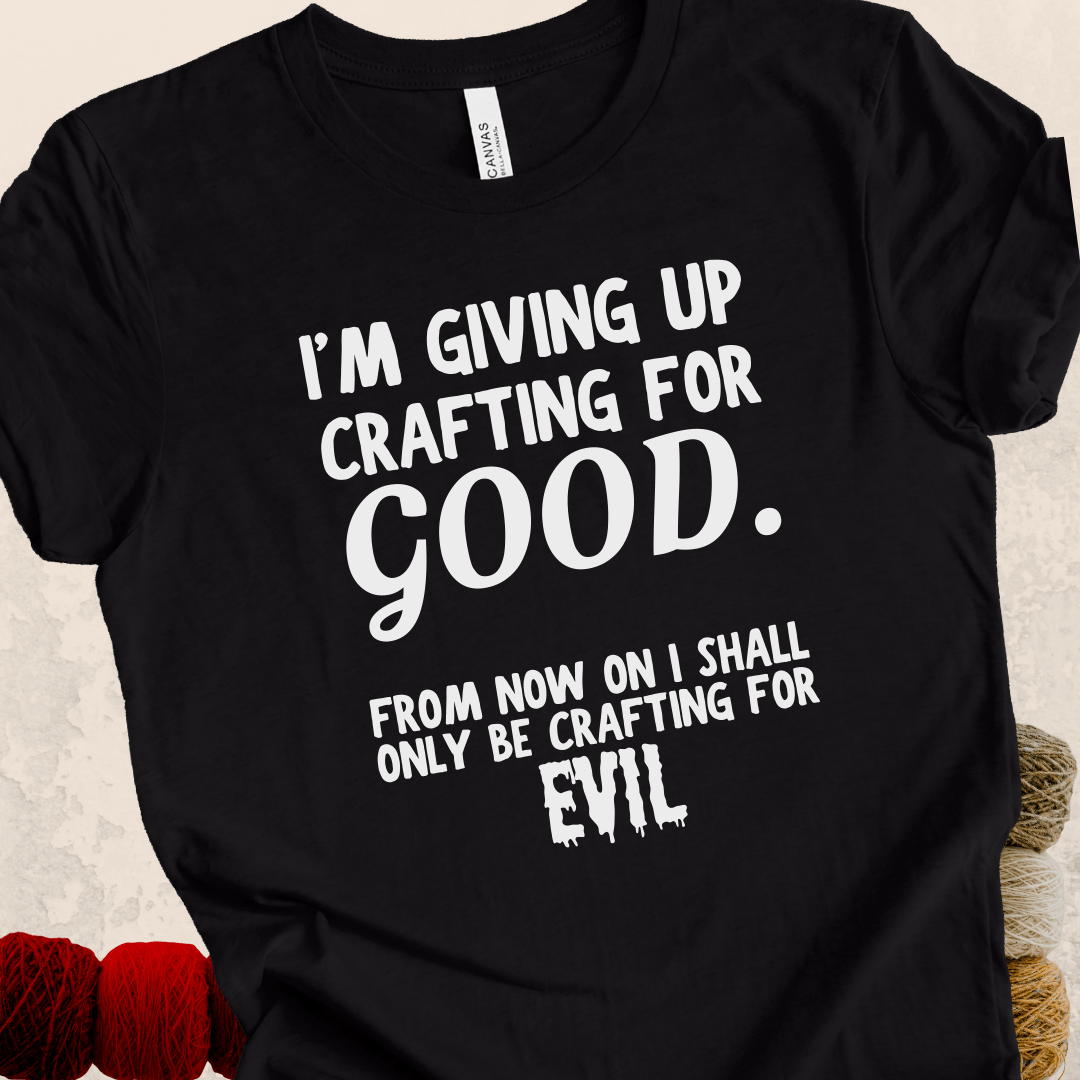 Crafting for Good T-Shirt Black / S