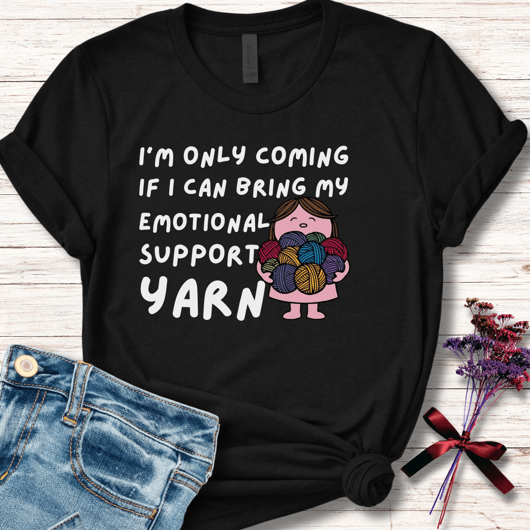 Emotional Support T-Shirt Black / S