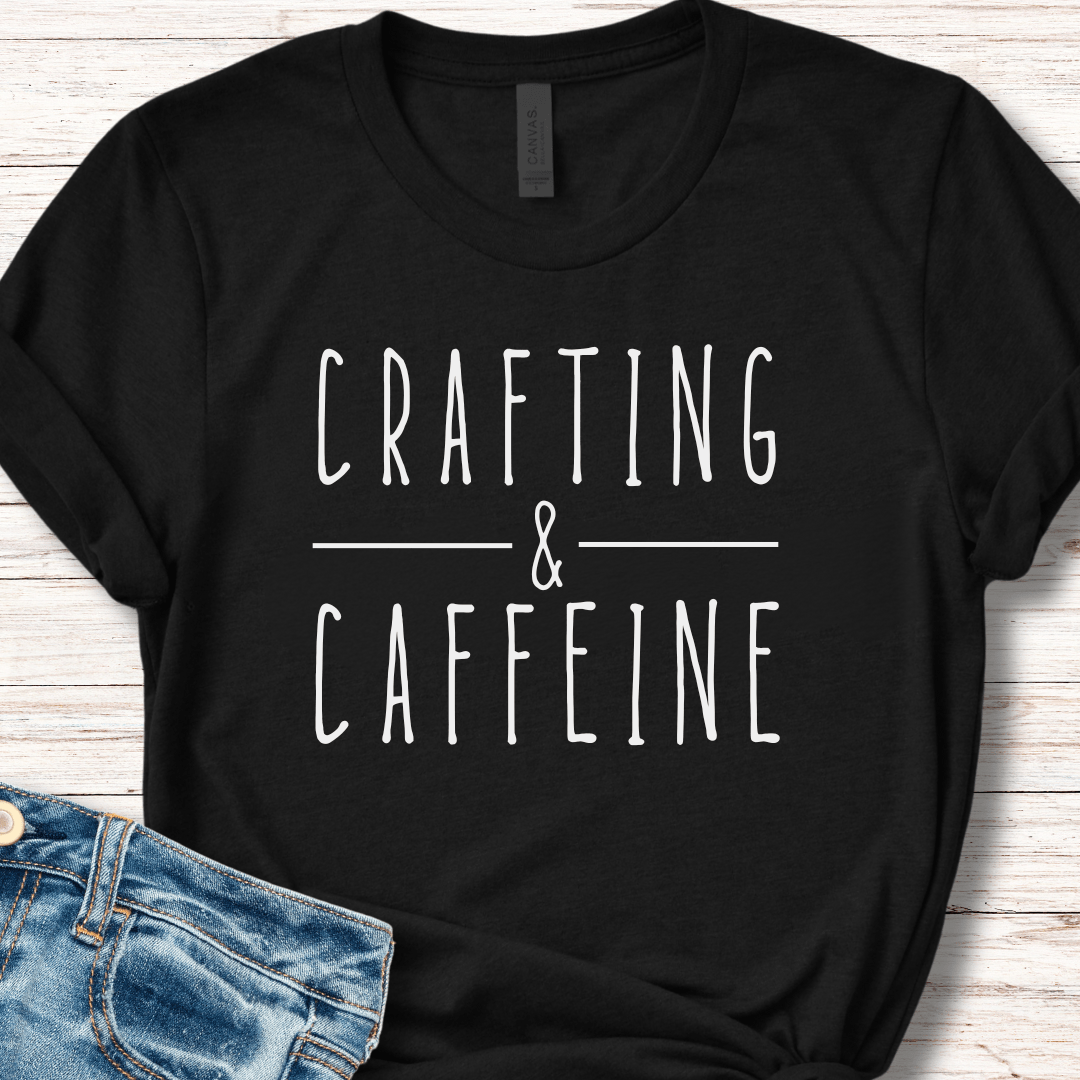 Crafting & Caffeine T-Shirt Black / XS