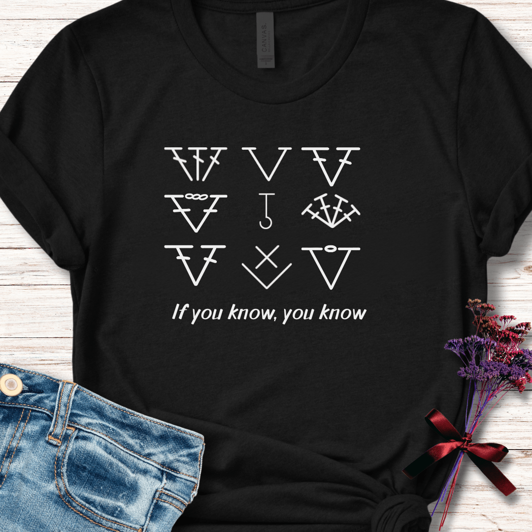 If you know, you know T-Shirt Black / XS