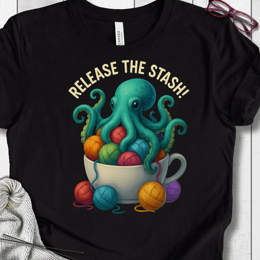 Release the Stash Kraken T Shirt Black / XS