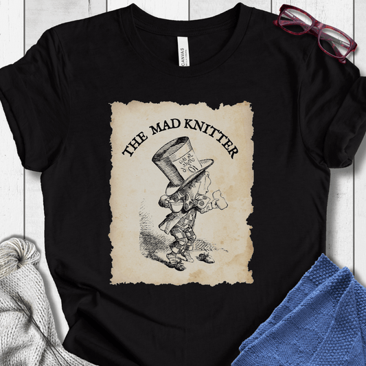 The Mad Knitter T-Shirt Black / XS