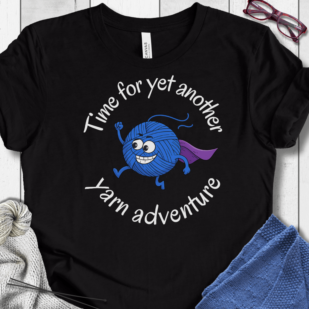 Yarn Adventure T-Shirt Black / XS