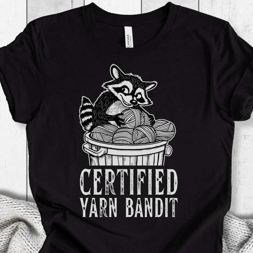Yarn Bandit T-Shirt Black / XS
