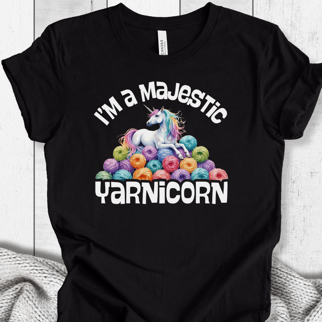 Yarnicorn T-Shirt Black / XS