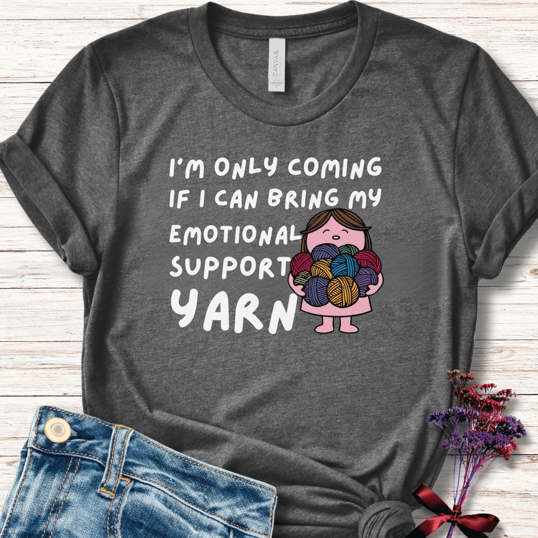 Emotional Support T-Shirt Dark Grey / S