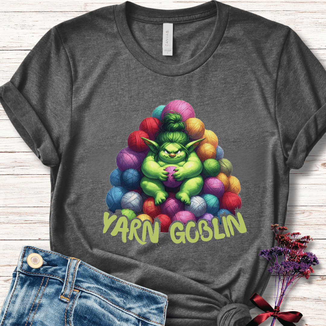 Yarn Goblin T-Shirt Dark Grey / S