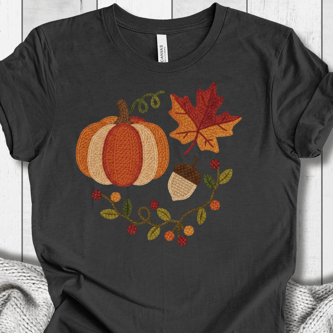 Pumpkin Spice T-Shirt Dark Grey / XS