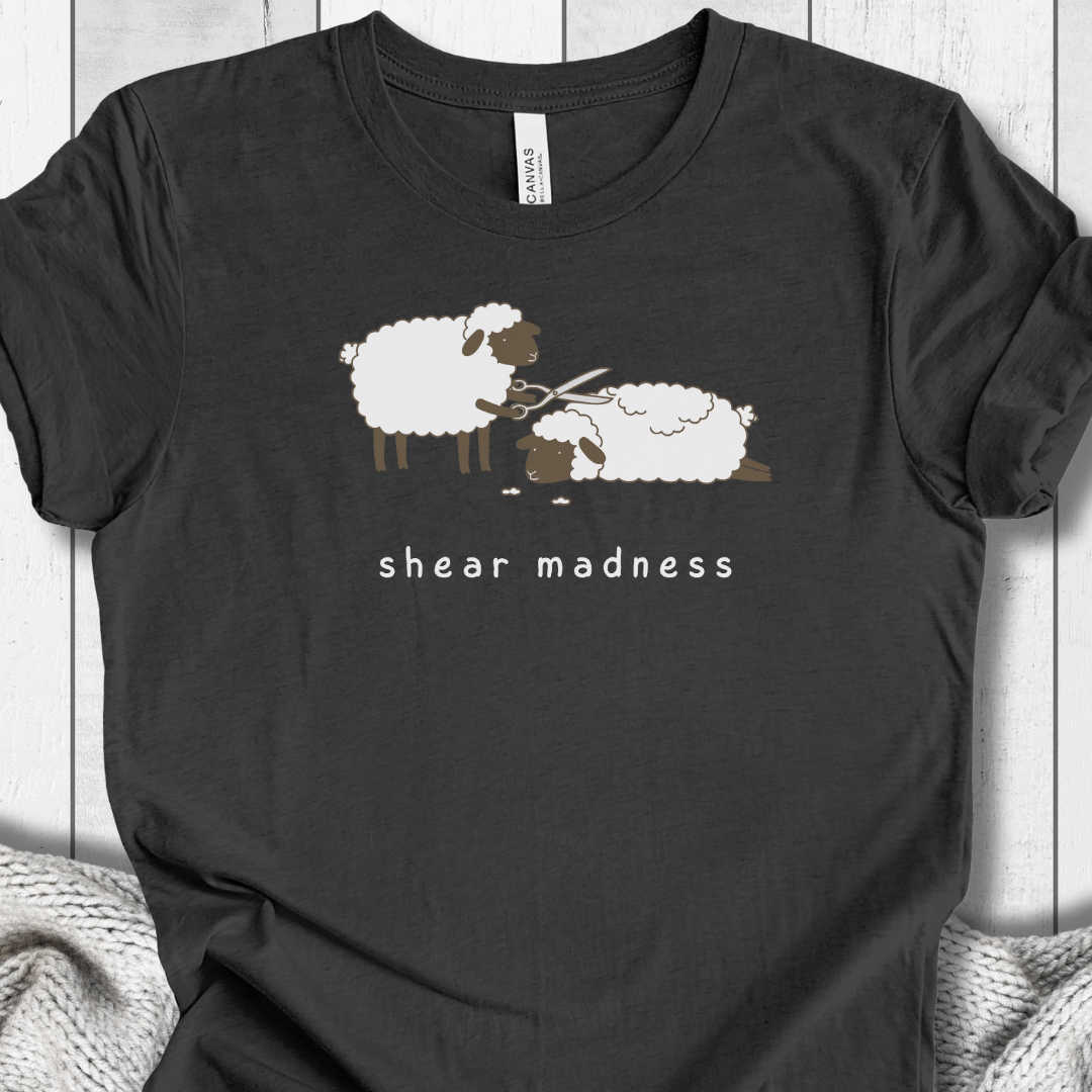 Shear Madness t-shirt Dark Grey / XS