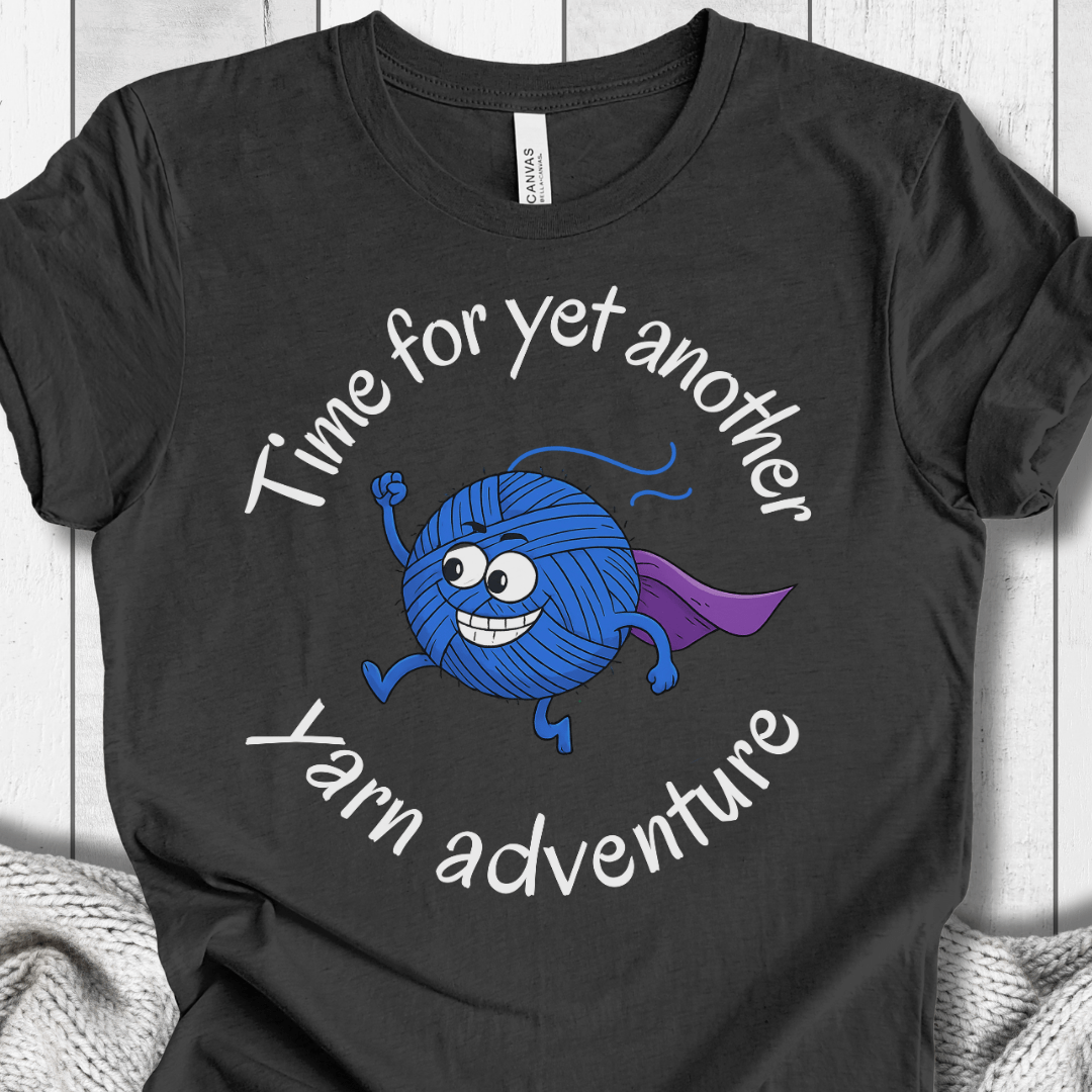 Yarn Adventure T-Shirt Dark Grey / XS