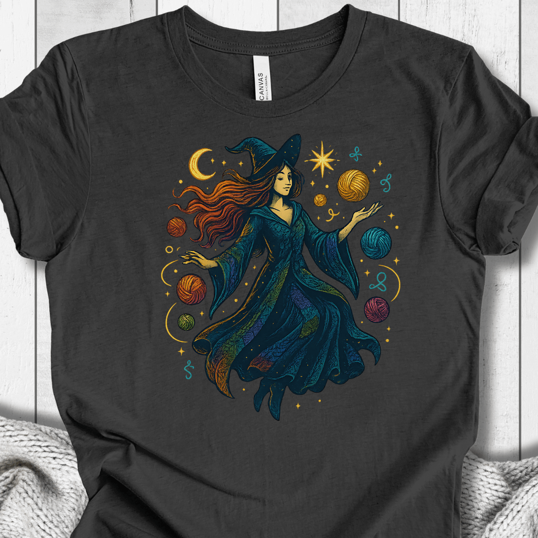 Yarn Witch T-Shirt Dark Grey / XS