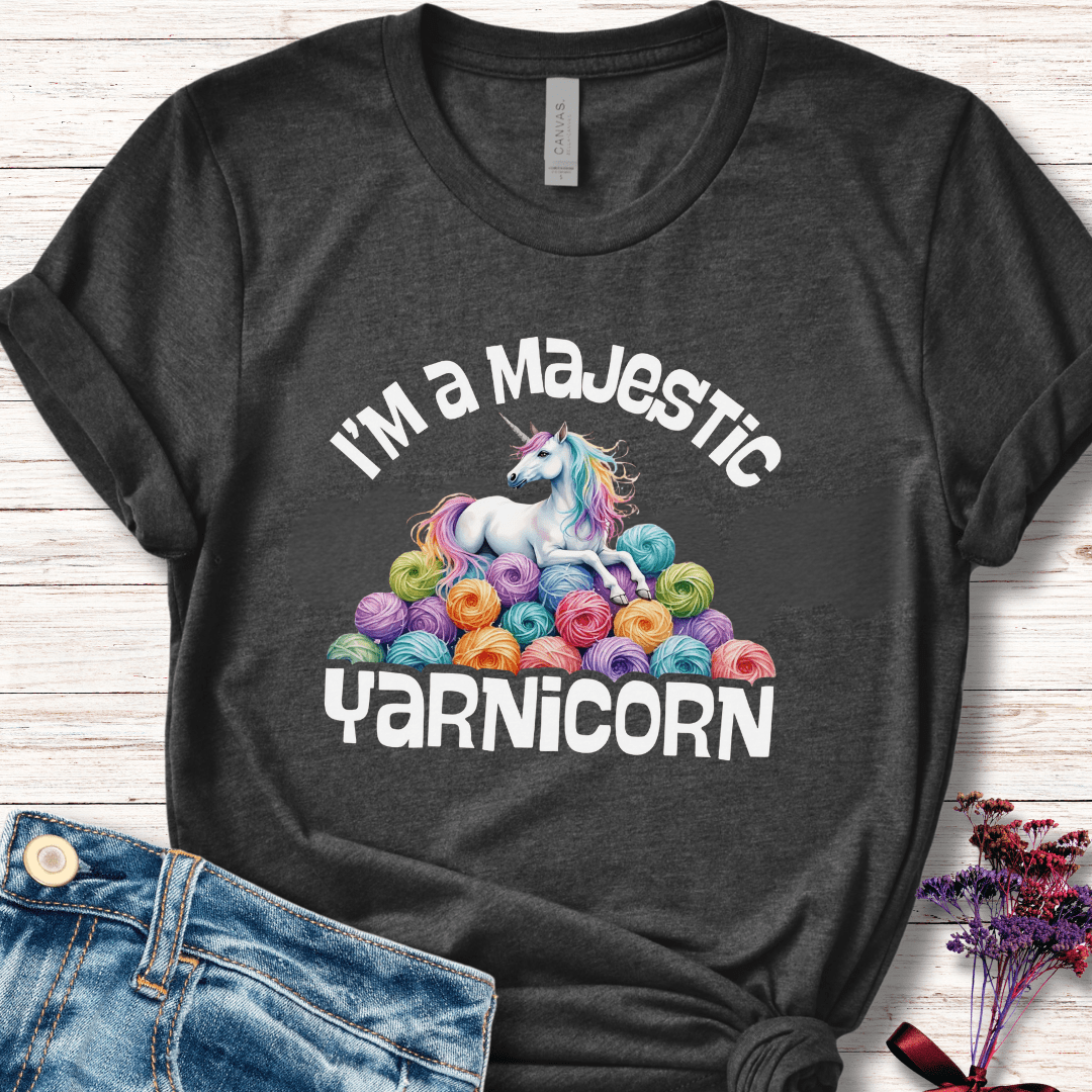 Yarnicorn T-Shirt Dark Grey / XS