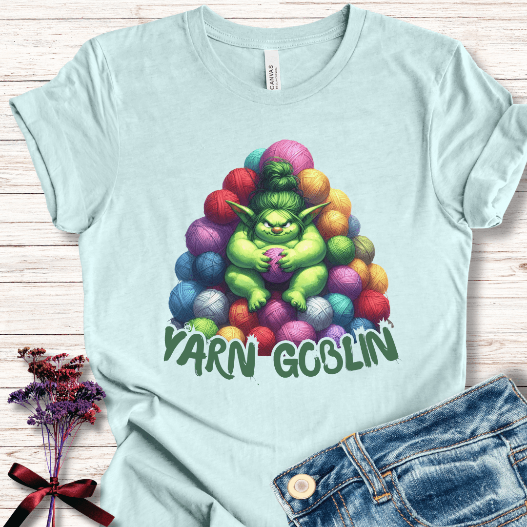 Yarn Goblin T-Shirt Ice Blue / S