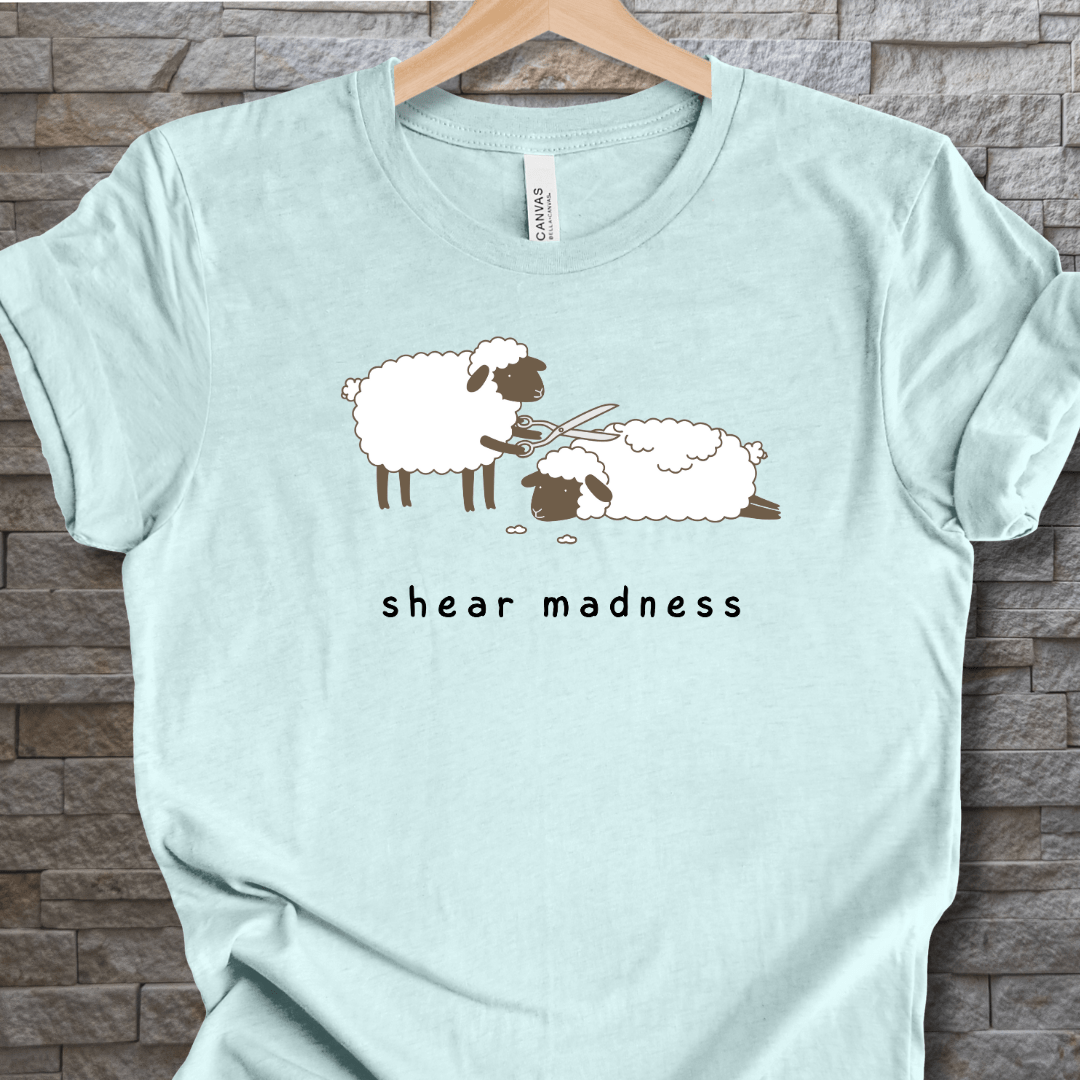 Shear Madness t-shirt Ice Blue / XS