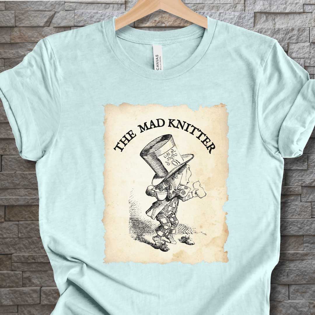 The Mad Knitter T-Shirt Ice Blue / XS