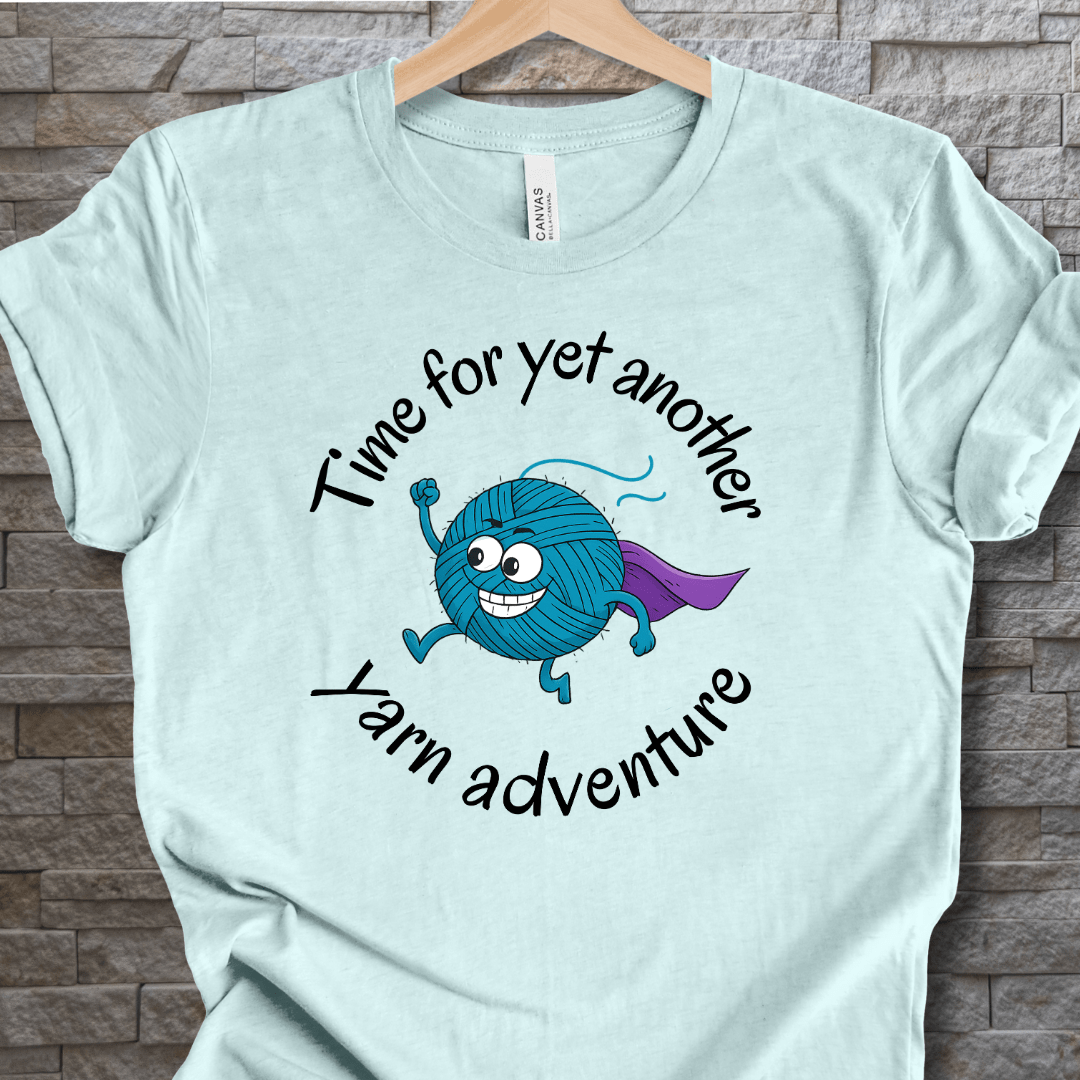 Yarn Adventure T-Shirt Ice Blue / XS