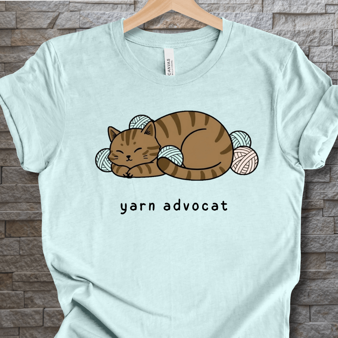 Yarn Advocat t-shirt Ice Blue / XS