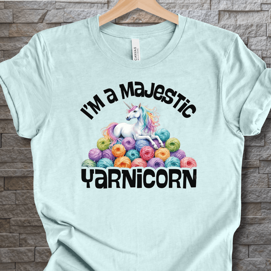 Yarnicorn T-Shirt Ice Blue / XS