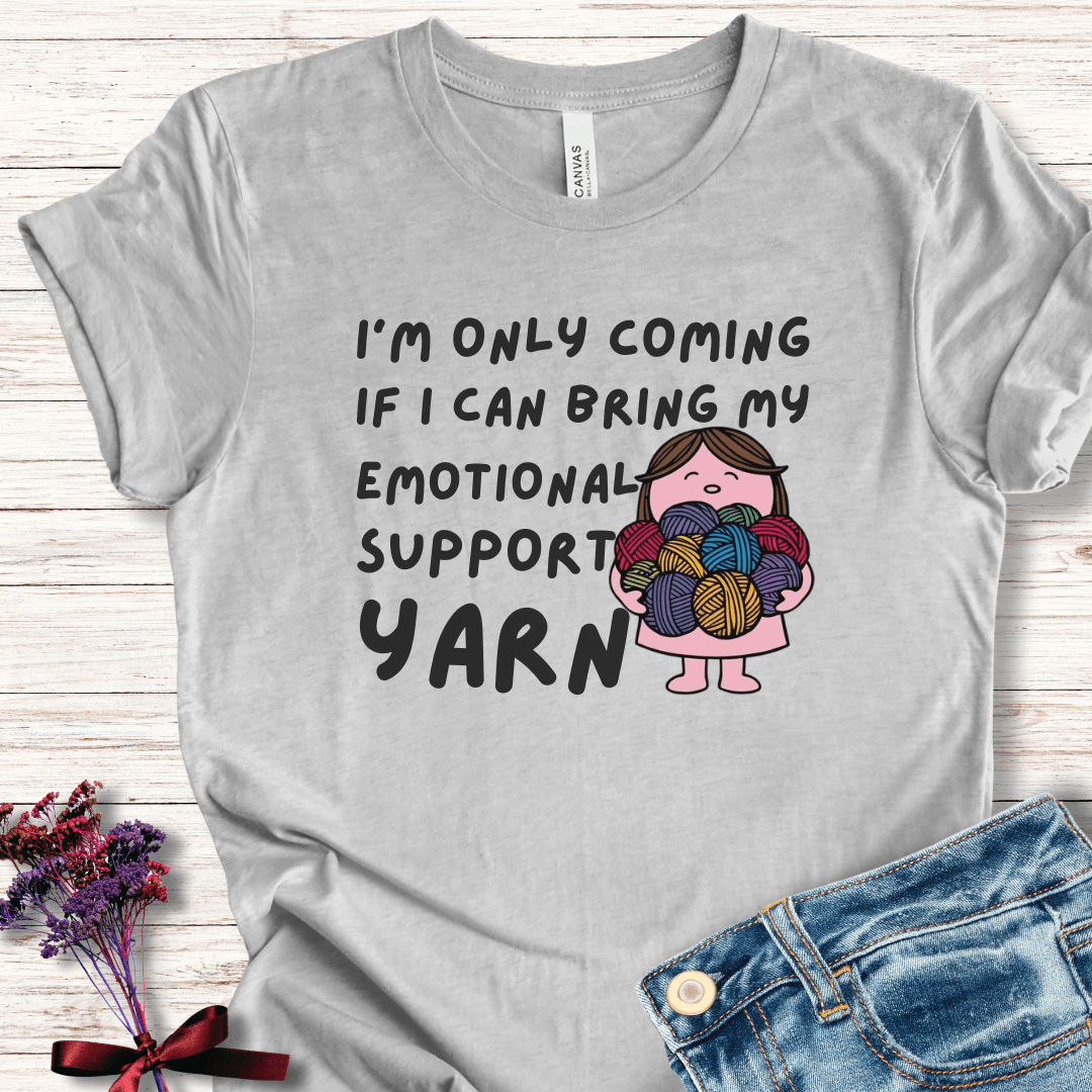 Emotional Support T-Shirt Light Grey / S