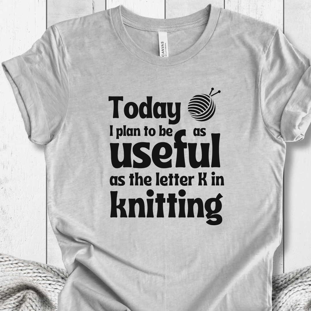 K in Knitting T-Shirt Light Grey / S