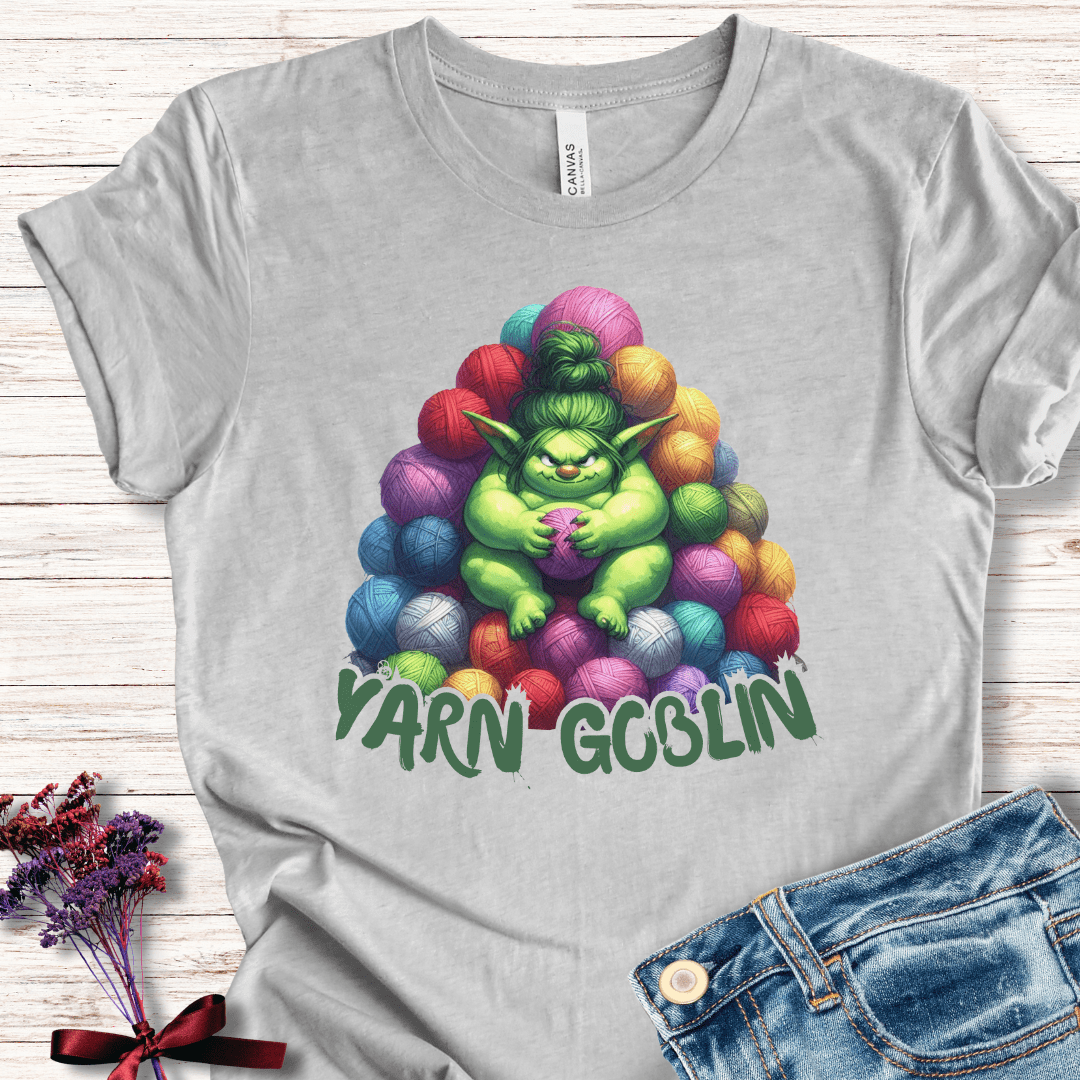 Yarn Goblin T-Shirt Light Grey / S