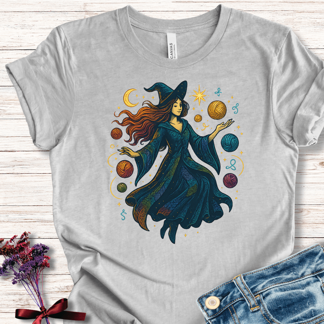 Yarn Witch T-Shirt Light Grey / XS