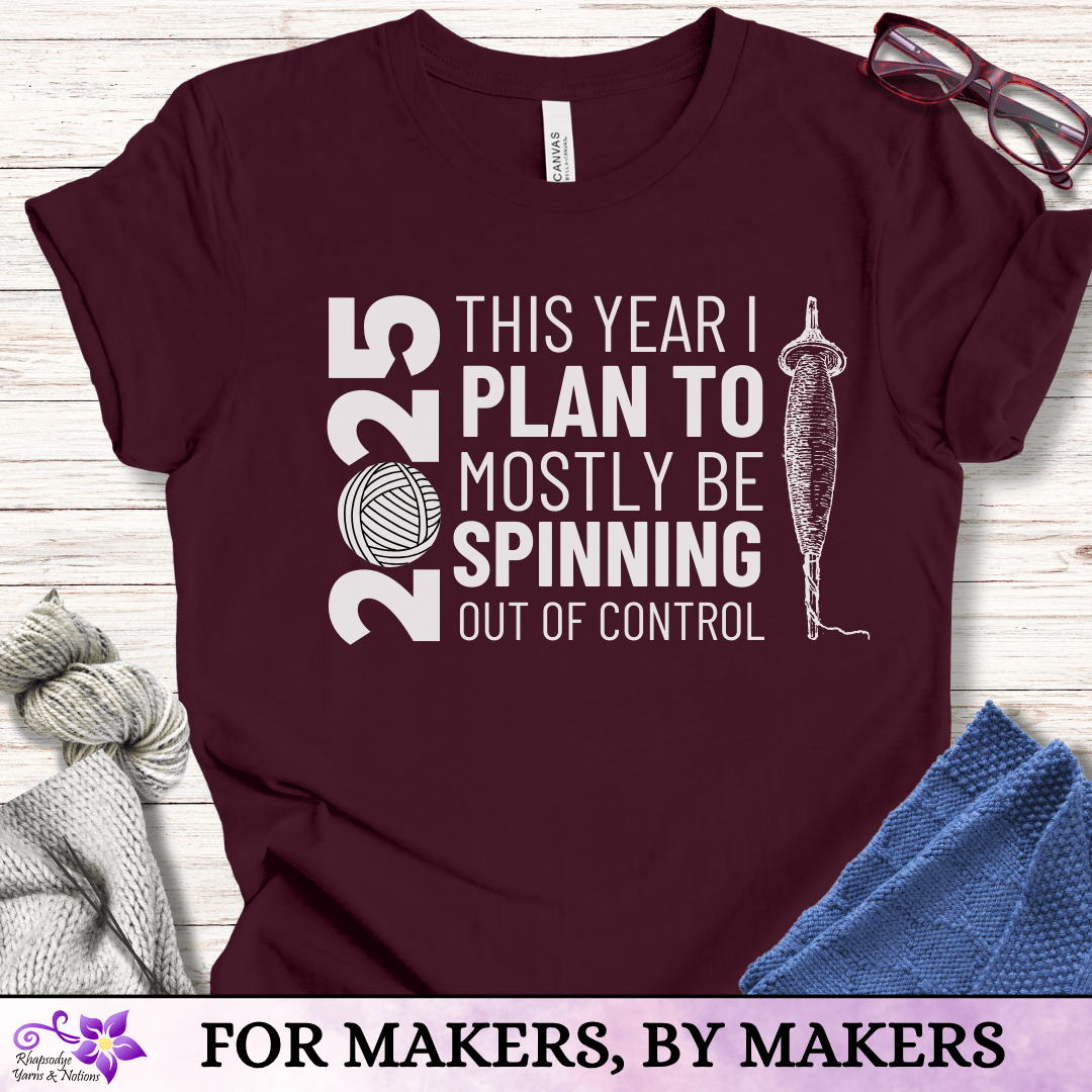 2025 Spinners T-Shirt Maroon / S