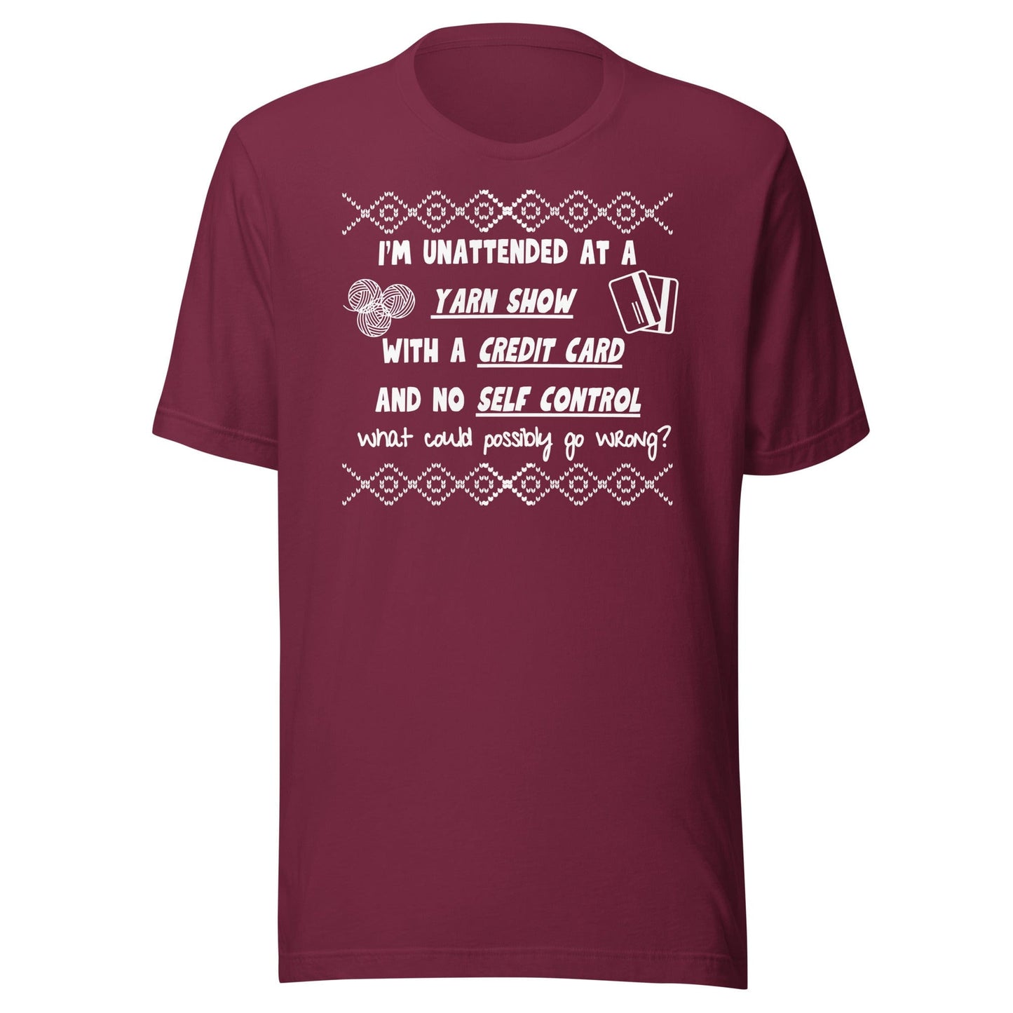 Unattended T-Shirt Maroon / S